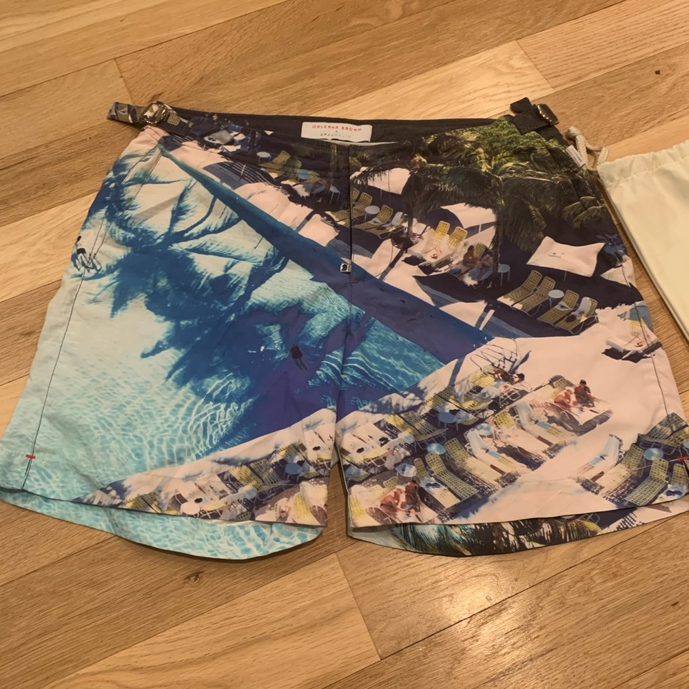 Orlebar Brown Swimming Trunks - Gray Marlin